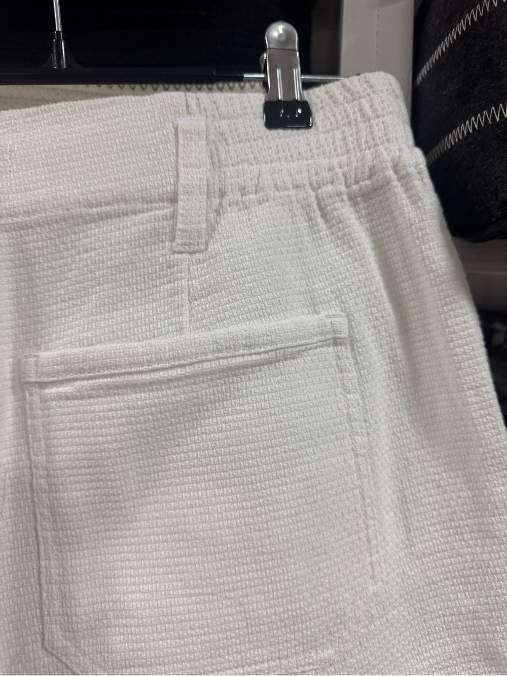 Favorite Daughter White Textured Shorts | Size Medium - Picture 7 of 8